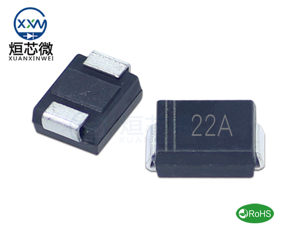 P6SMB22A參數,TVS二極管P6SMB22A瞬態(tài)(變)抑制二極管