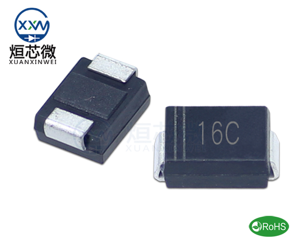 P6SMB16CA參數(shù),TVS二極管P6SMB16CA瞬態(tài)(變)抑制二極管